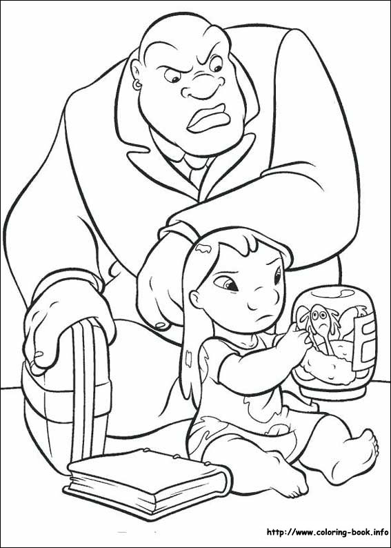 Lilo and Stitch coloring picture